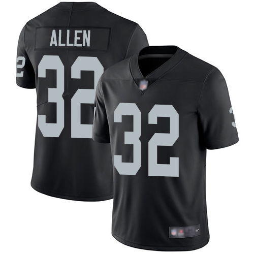 Men Oakland Raiders Limited Black Marcus Allen Home Jersey NFL Football 32 Vapor Untouchable Jersey